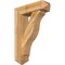Ekena Millwork Funston Arts and Crafts Rough Sawn Bracket w/ Offset Brace, Western Red Cedar, 8"W x 28"D x 40"H BKT0806X28X40FST03RWR - alternate 1